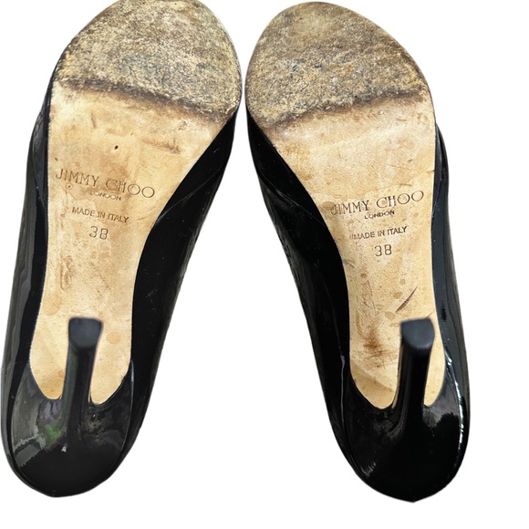 Black Suede Charlotte Olympia Dolly Platforms - Picture 5 of 5